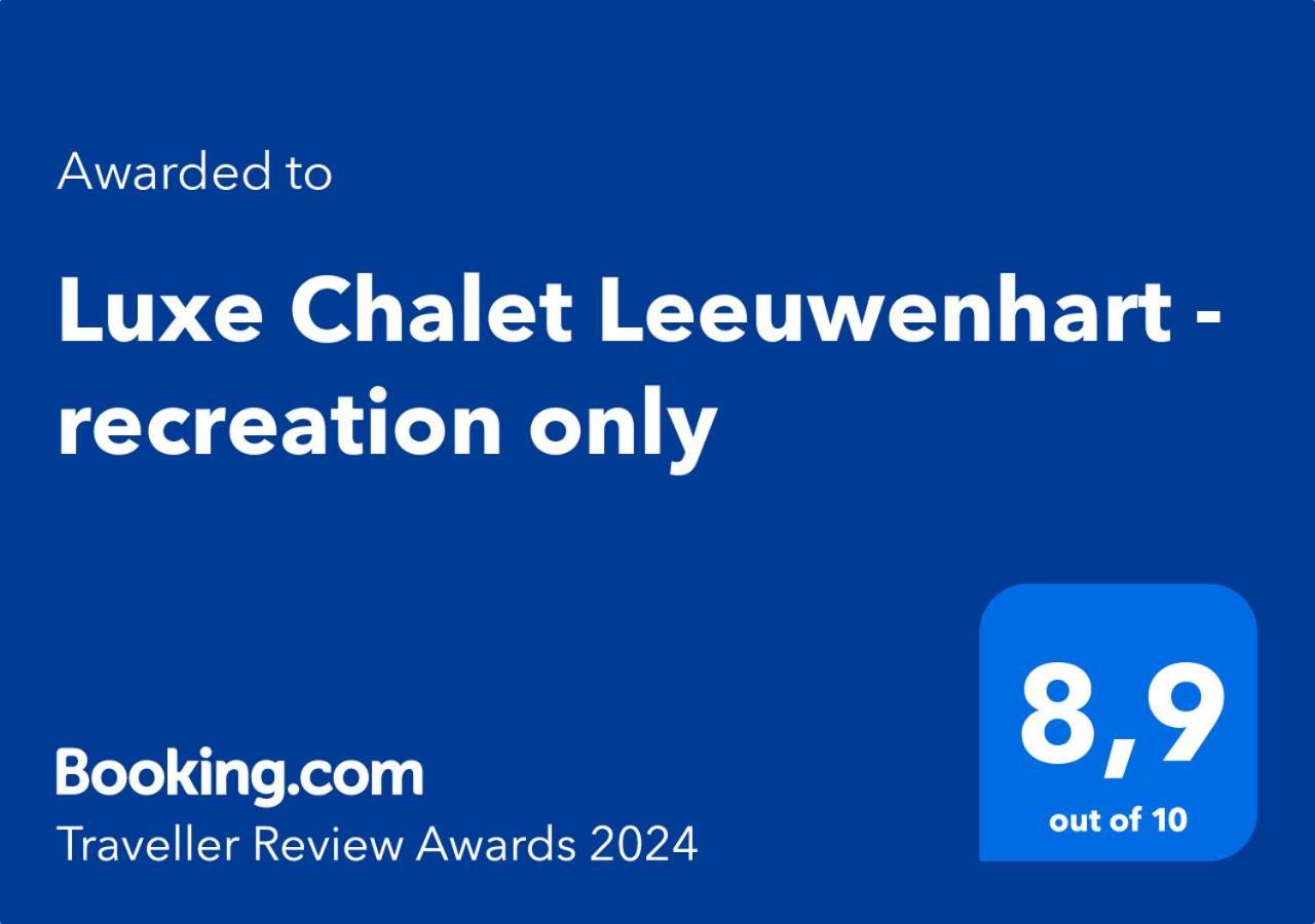 Luxe Chalet Leeuwenhart - Recreation Only هونديرلو المظهر الخارجي الصورة